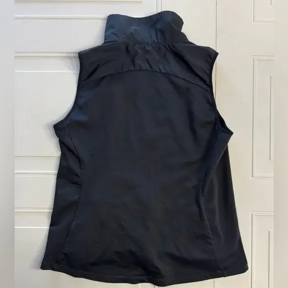 Black Nike Running Quilted Collared Jacket Vest Womens Size Large L - Picture 5 of 5